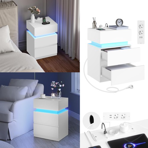 Nachttisch mit led - mit,