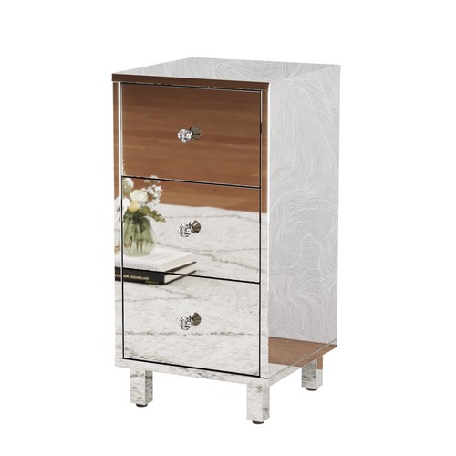 Glänzend nachtschrank kommode - nachtschrank,