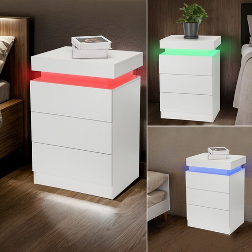 Nachttisch rgb led hochglanz - led,