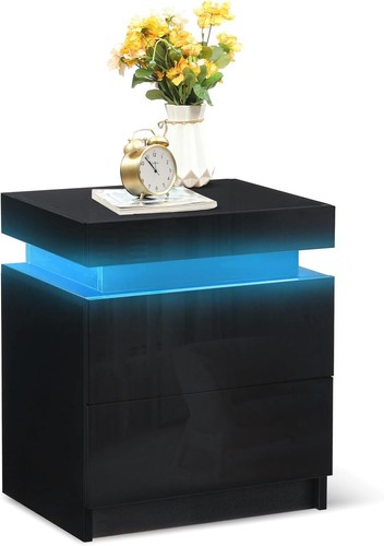Beistelltisch nachttisch led - beistelltisch,