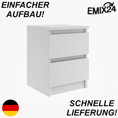 Nachttisch mit schubladen - 2,