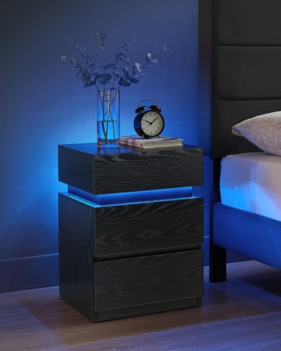 Nachttisch nachtschrank led - nachtschrank,