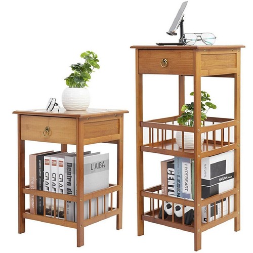 Nachtschrank nachttisch holz - nachtschrank,