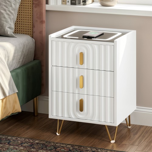 Nachtschrank mit usb - nachtschrank,