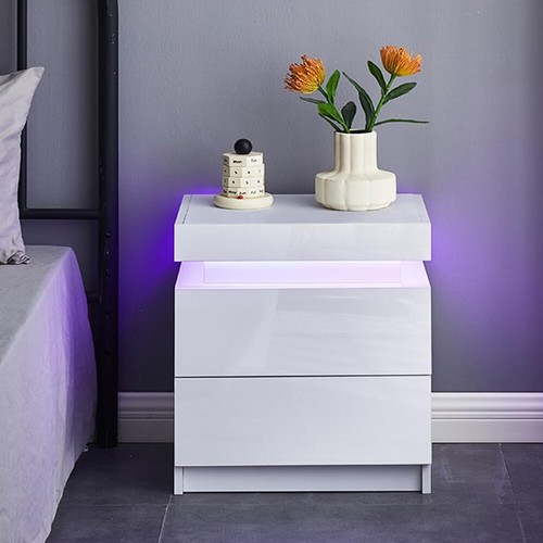 Nachttisch mit led licht - nachttisch, led-licht