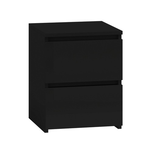 Nachttisch schwarz 30x30x40 - schwarz,