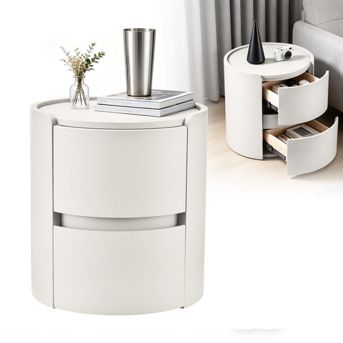Nachttisch rund nachtschrank - nachttisch,