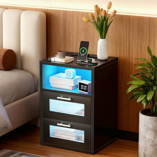 Nachtschrank mit usb - mit,