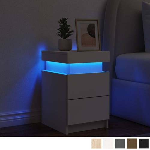 2er set nachttisch mit led - 1/2er,
