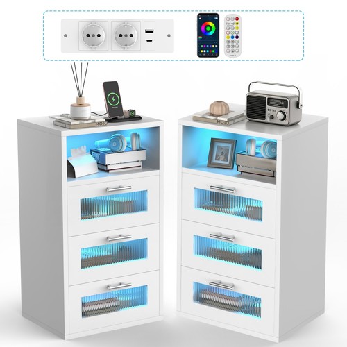 Smart nachttisch mit - mit, usb
